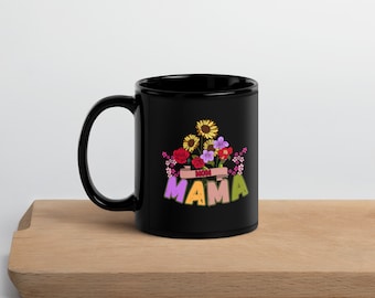Mama comfort-kleurige mok, retro mama-mok, mama-mok, mok moederschap, mama-mok, moederdagcadeau