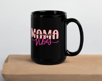 Mama Vibes-mok, Mom Life, Moederdagcadeaumok, moeders verjaardagscadeau van dochter, Moederdagcadeaubeker, mama-koffiemok