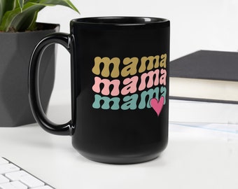 Retro Mama Mug, Mug for Mom, Mama Mug, Gift Idea Birthday Gift for Mom, New Mom Gifts, Mothers Day Mug, Gift for Her, Mama Mugs, Retro Mama