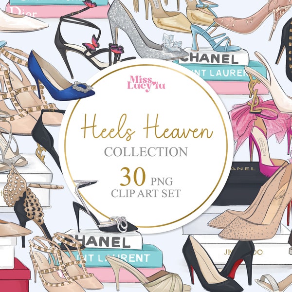 Heels Heaven Collection! Shoes, High heels, Girl Fashion Illustration Clip Art, Planner, Art Print, PNG, Instant Download/Printable