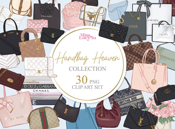 Transparent Purse Clipart - Designer Bag Clipart, HD Png Download - kindpng