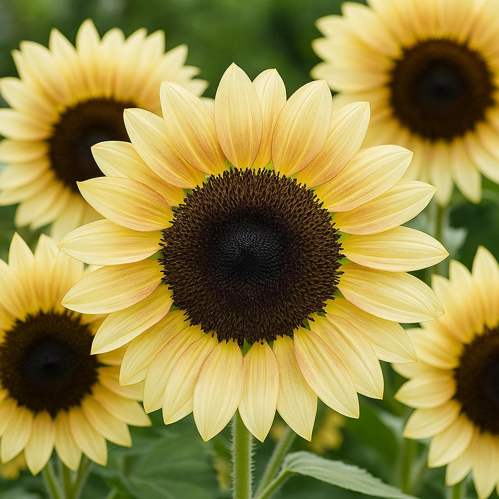25-peach-passion-sunflower-seeds-giant-vibrant-blooms-pollinator