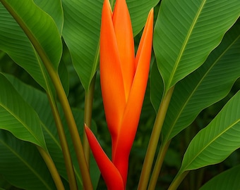 5 Musa Aurantiaca Rare Hardy Banana Seeds | Exotic Ornamental Tropical Banana Garden
