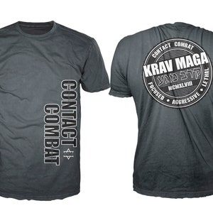Krav Maga Shirt - Contact Combat (GRAY)