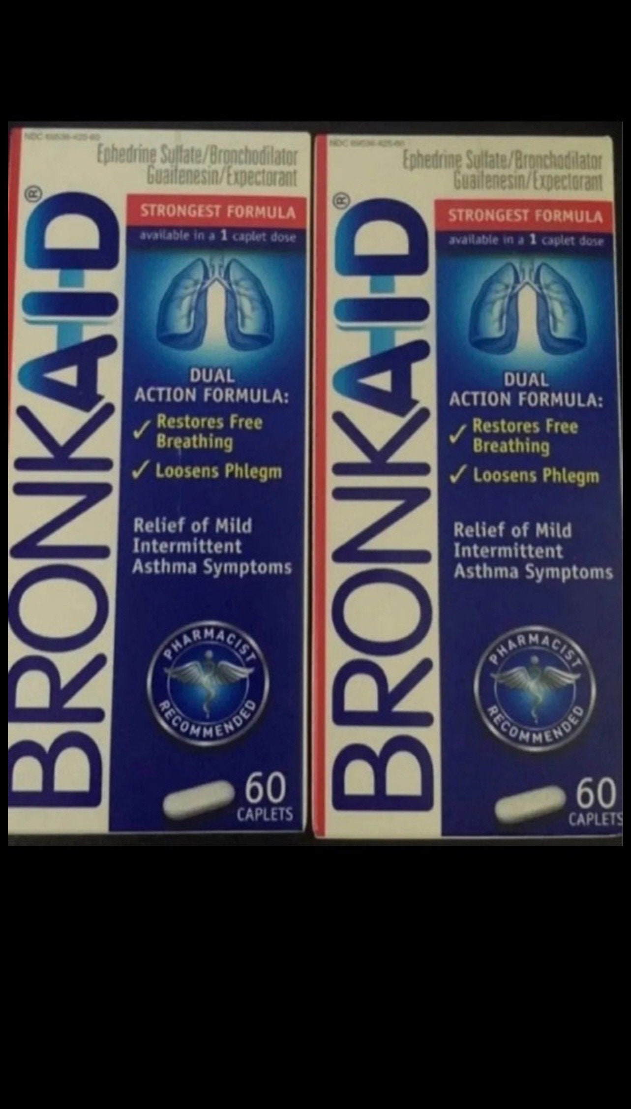 Bronkaid One Box of 60ct Free Shipping Etsy