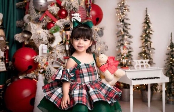 Tartan baby girl clearance outfit