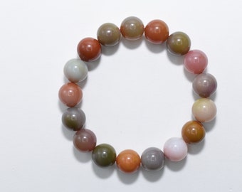 High Value Old Mine Yan Yuan Agate Stretch Bracelet, 12mm, Colorful Rare Deal - Etsy High Value Old Mine Yan Yuan Agate Stretch Bracelet, 12mm, Colorful Rare Deal - Etsy