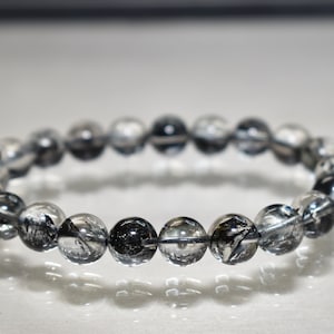 YunGui Herkimer Diamond Stretch Bracelet, 9mm+, ¡Viene con certificado! ¡Raro hallazgo!