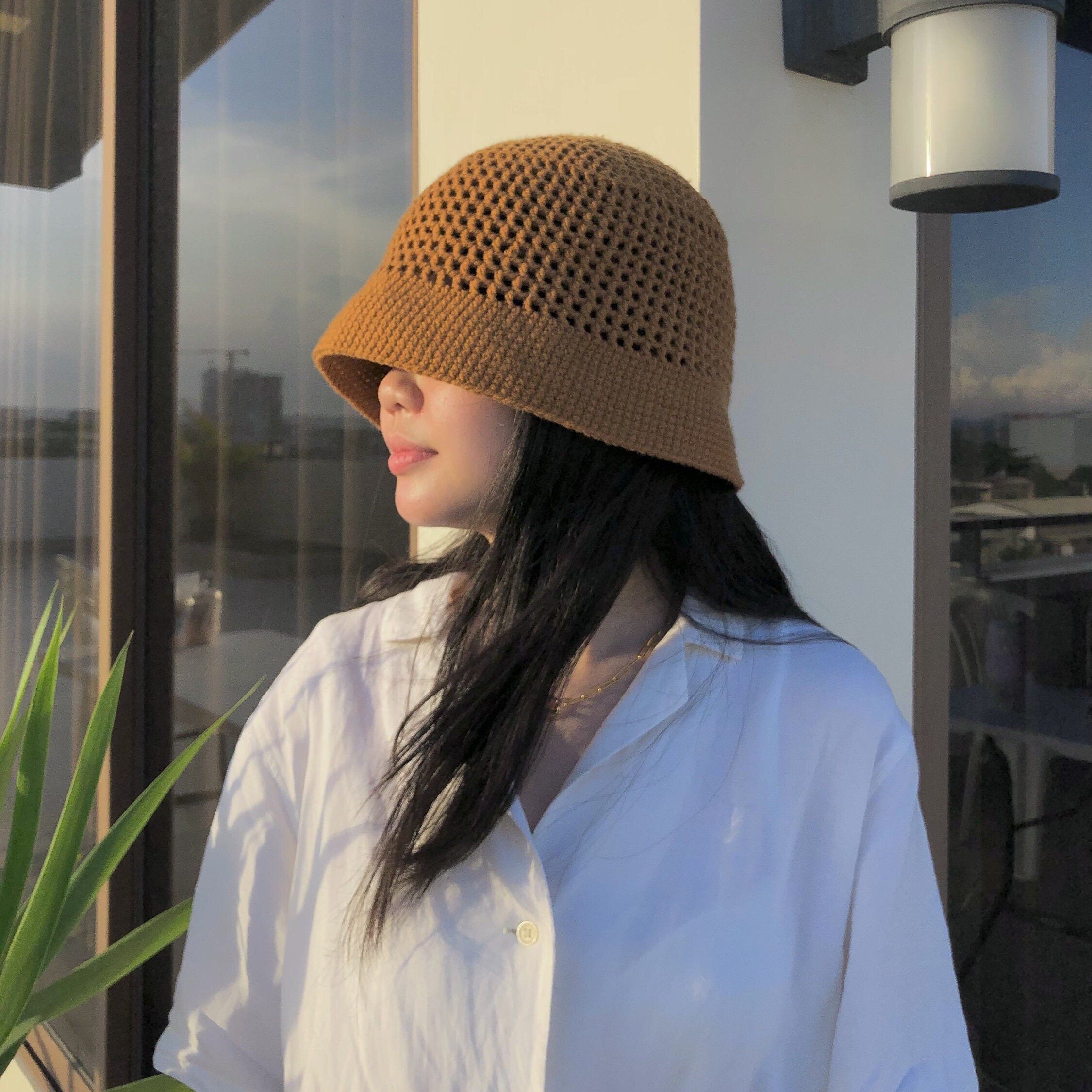 Mesh Bucket Hat Beginner Friendly 