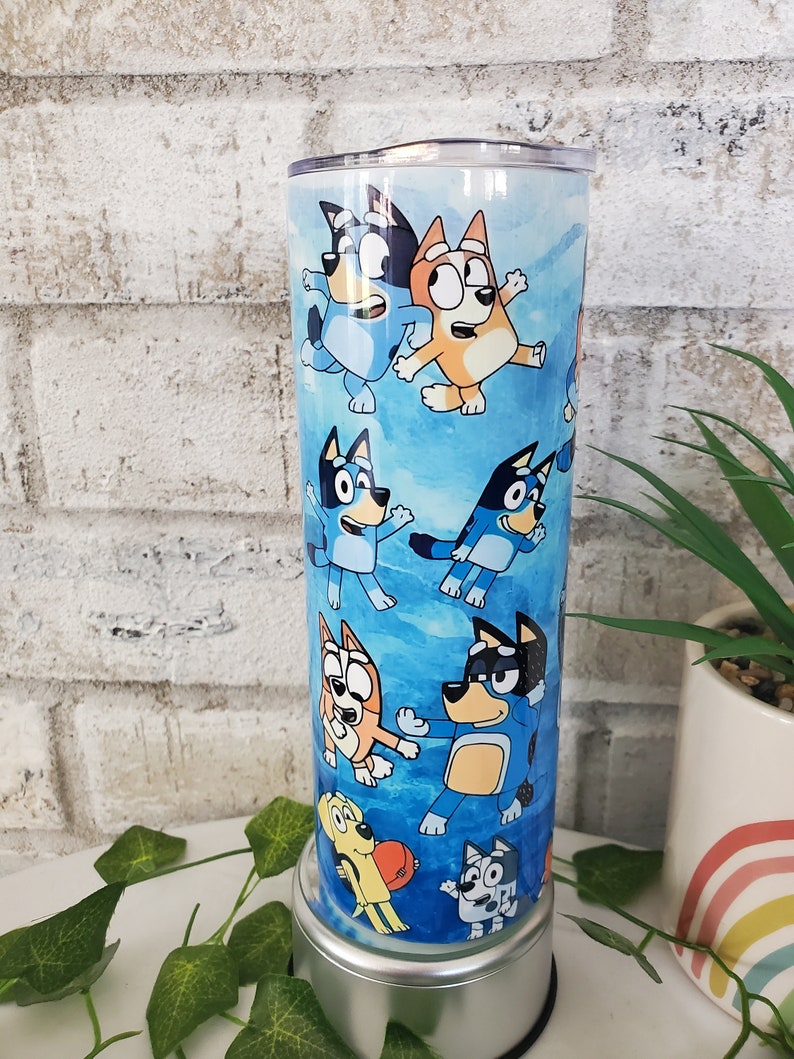 Bluey Tumbler Bluey Gift Bluey Cup Bluey Tumbler Mom Bluey Etsy New