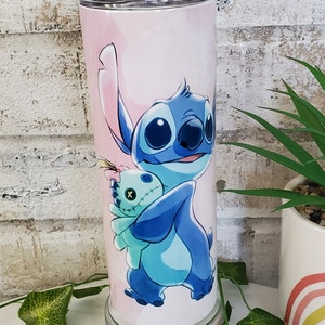 Stitch Gift, Personalized Lilo and Stitch Tumbler, Stitch Pattern Tumbler, Gift for Stitch Lover