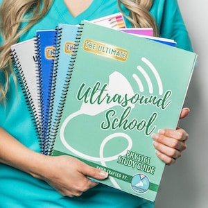 The Ultimate Ultrasound School Bundle, Ultrasound Physics SPI Study Notes, Abdomen notes, Gynecology Notes, Sonography, Ultrasound Coloring