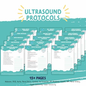 Ultrasound Abdomen Protocol Study Guide, Ultrasound Study Notes, Ultrasound Tech Scan Guide For Sonography Students, Ultrasound Imaging Note