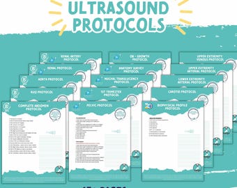 Guida allo studio del protocollo ecografico addominale, appunti sullo studio dell'ecografia, guida all'ecografia per studenti di ecografia, nota sull'imaging ecografico
