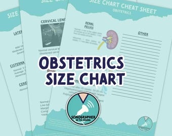 Appunti di studio per studenti di ecografia, tabella delle dimensioni ostetrica, ecografista, promemoria di ostetricia, tecnico di ecografia, studio per studenti di ecografia, fisica