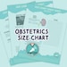 Ultrasound Student Study Notes, OB Size Chart, Sonographer, Obstetrics ...