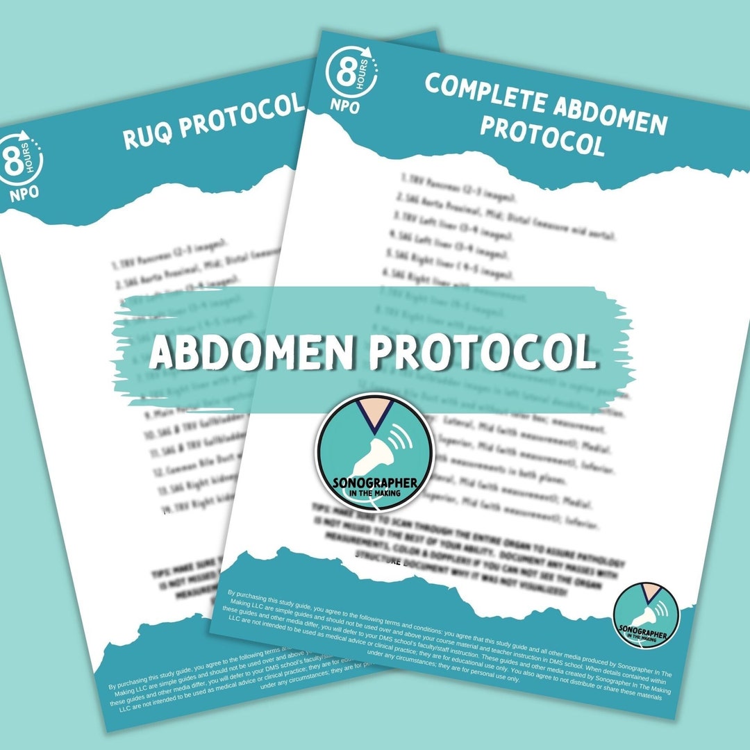 Ultrasound Abdomen Protocol Study Guide, Ultrasound Study Notes ...