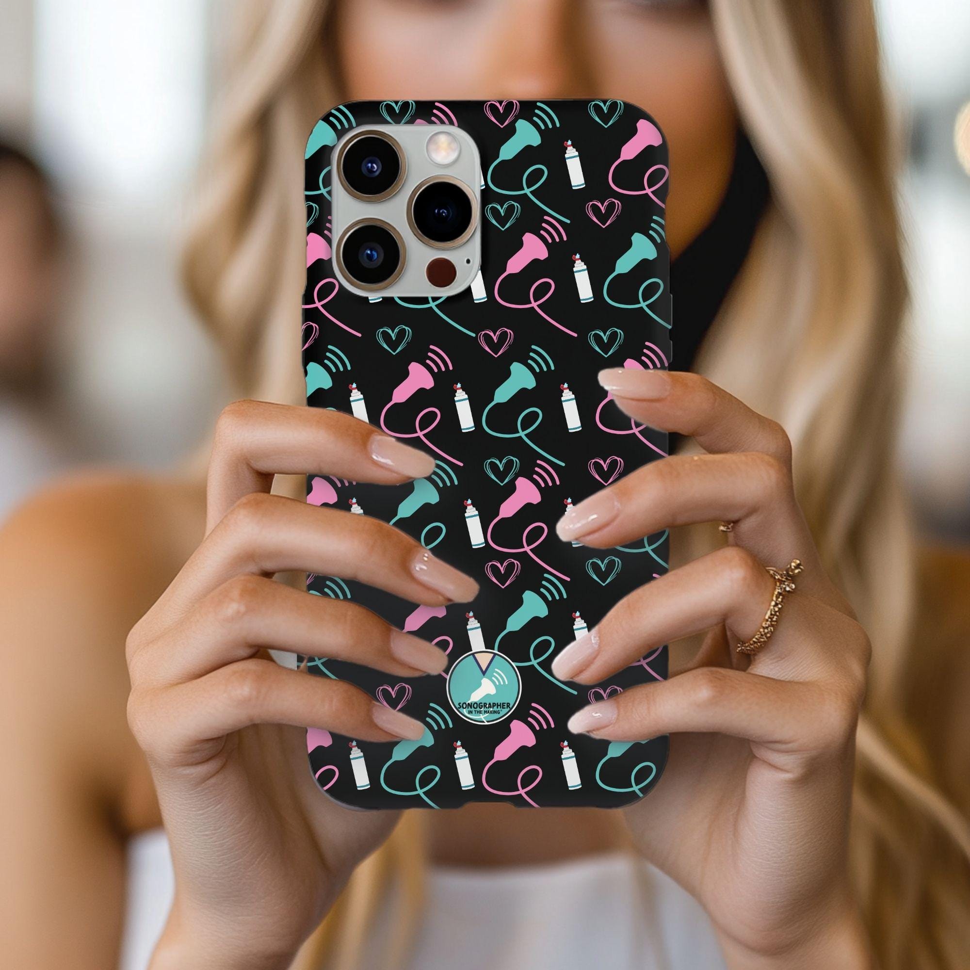 Sonographer iPhone Case, Sonography Student Gift, Ultrasound Tech
