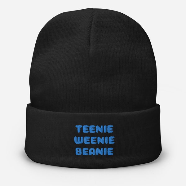 Teenie Weenie Beanie | Jimmy Fallon | Paul Rudd | Humor | Late Night Show | Embroidered Beanie