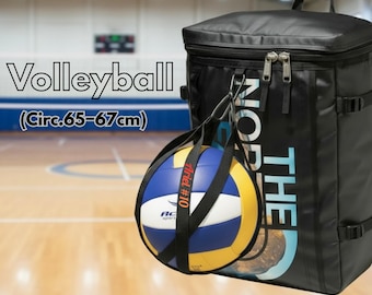 Porta pallone da pallavolo personalizzato con cinturino da polso – Borsa sportiva con nome personalizzabile (circonferenza 65-67 cm)