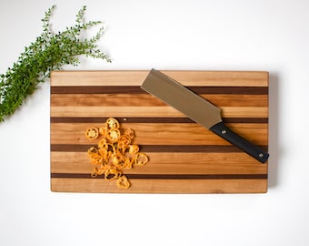 Wood chopping block | chopping block | wooden cutting board | engraved board | gift for couple | large cutting board | thick cutting board