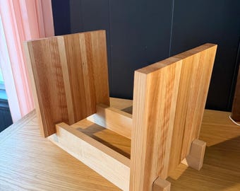 Handmade Wooden Vinyl Record Stand | LP Album Display