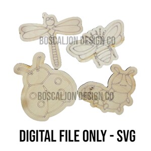 SVG Digitale Datei, Insekten Kit, SVG-Datei für Laser, Laser Cut, Paint Kit, Laser-bereit-Datei, digitale Datei, Laser SVG-Datei, digitaler Download