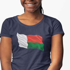Shirt vlag Madagaskar, T-shirt vlag Madagaskar, T-shirt vlag Madagaskar, T-shirt vlag Madagaskar, T-shirt nationale vlag, T-shirt Madagaskar, T-shirt Madagaskar