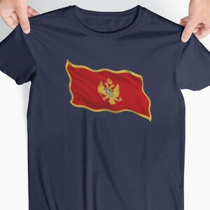 Montenegro Flag Shirt, Montenegrin Flag T-Shirt, Montenegrin Flag T Shirt, Montenegro Flag T-Shirt, Montenegrin Flag Shirt, Montenegro Tee