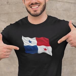 Panama Flag Shirt, Panama Flag T-Shirt, Panama Country Flag T Shirt, Panamanian Flag Shirt, Panamanian Flag T-Shirt National TShirt Gift Tee