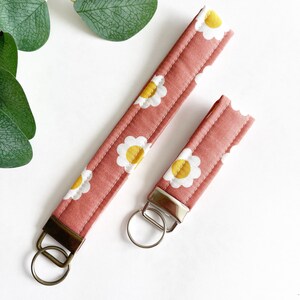 Key Fob Wristlet, car key holder, keychain wristlet, fabric keychain, wrist lanyard, wrist keychain, keychain for women, Mini keychain
