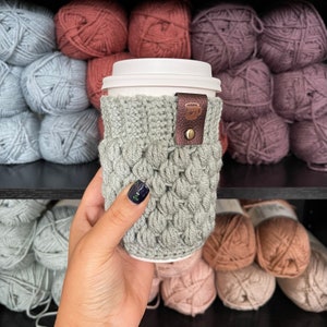 Crochet Coffee Cup Cozy - drink cozy - crochet cozy - coffee cozy - iced coffee cozy - coffee cup sleeve - cup cozy