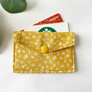 Monedero con broche, monedero de tela, monedero, monedero con broche, minicartera, minicartera de tela, tarjetero, monedero de algodón