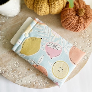 Padded Kindle Sleeve with Snap | Book Lover Gift | E-Reader Cover | Case for Kindle | Bookish Gift | Kindle Paperwhite Cover | Kindle Sleeve