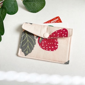 Carteira de pressão, carteira de tecido, porta-moedas, carteira de moedas, bolsa de pressão, mini carteira, mini carteira de tecido, carteira de cartão, carteira de algodão