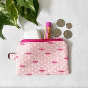 Bolsa con cierre / Bolsa pequeña con cierre / Monedero / Monedero / Monedero de monedas / Monedero de cambio / Bolsa de Halloween / Monedero de identificación / Pequeño regalo / Regalo para ella / Porta identificación