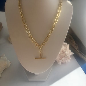 Gold filled neck chain with toggle