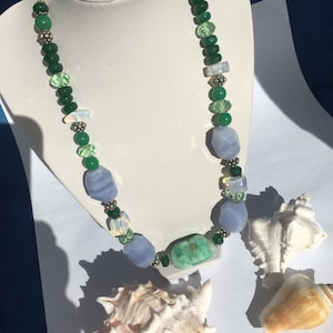 Semi-precious stone necklace