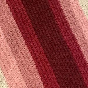 Crochet Baby Blanket - Mixed Berries