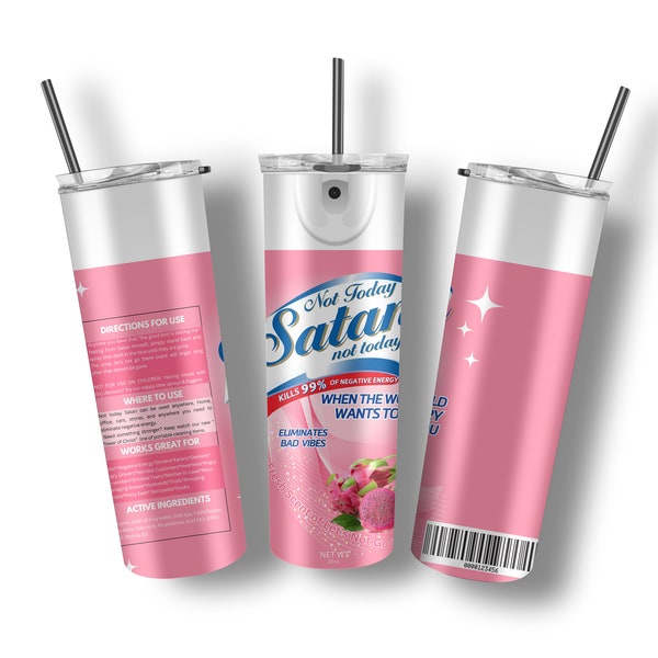 Not Today Satan Tumbler Svg - Etsy