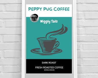 Wiggly Tails Whole Bean French Roast Coffee