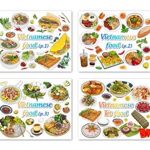Bun Cha Hanoi Poster: Vietnamese Food Wall Art (Printable) image 8