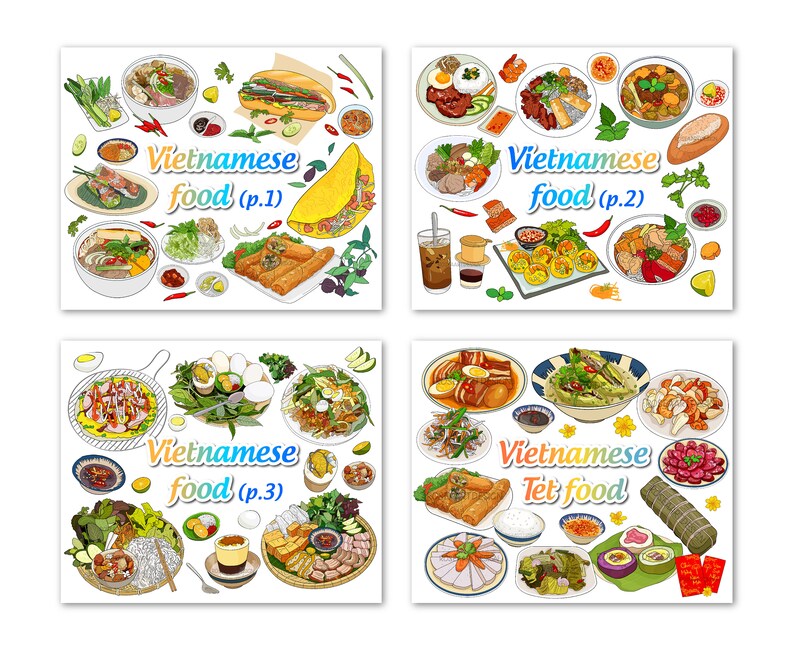 Bun Cha Hanoi Poster: Vietnamese Food Wall Art (Printable) image 8