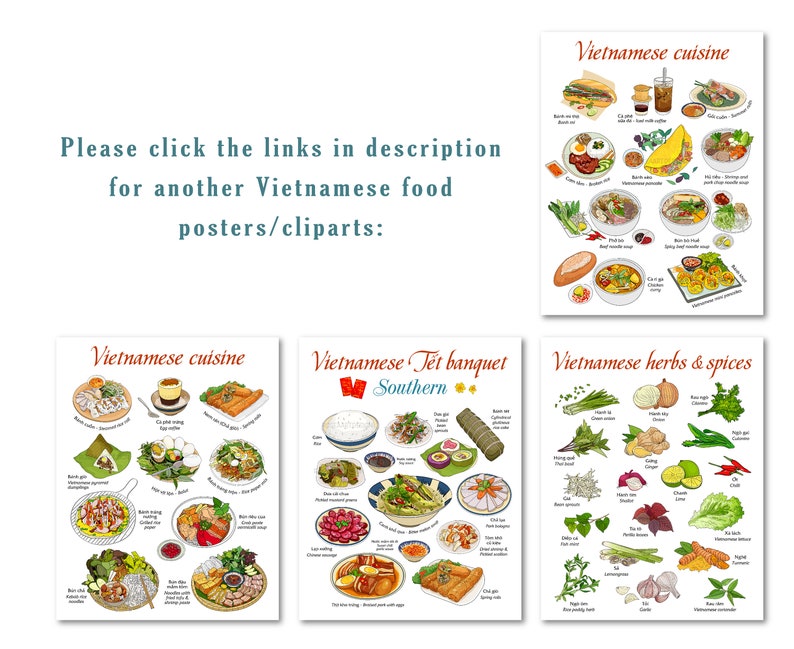 Bun Cha Hanoi Poster: Vietnamese Food Wall Art (Printable) image 6