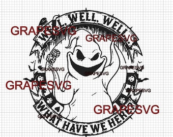 oogie boogie svg, halloween svg, boogie man svg, nightmare before christmas, tumbler svg, png, spooky, christmas svg, for shirts, well well