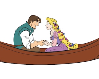 tangled svg, princess svg, PNG, rapunzel svg, lizards svg, layered svg, cricut file, flynn rider svg, boat svg, floating lanter svg
