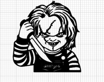 chucky svg, halloween svg, scary svg, creepy svg, cricut file, svg, evil svg, horror svg