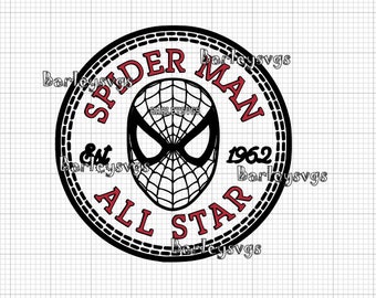 spiderman svg, spiderman layered svg, cricut file, spiderman all stars, spidy svg, spider man svg, marvel svg, tom holland svg, trendy svg