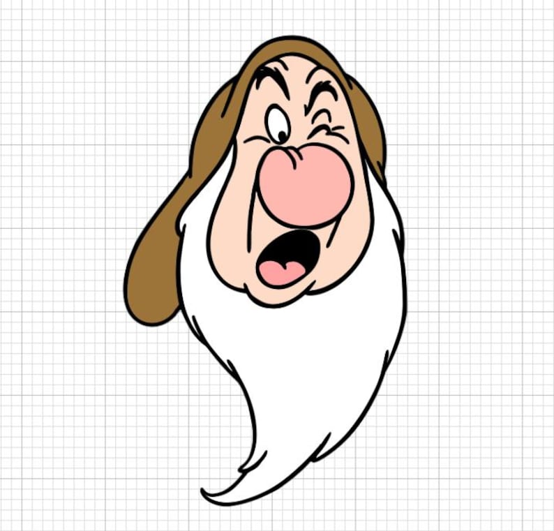 Grumpy Svg, Doc Svg, Sleepy Svg, Bashful Svg, 7 Dwarfs Svg, Snow White ...