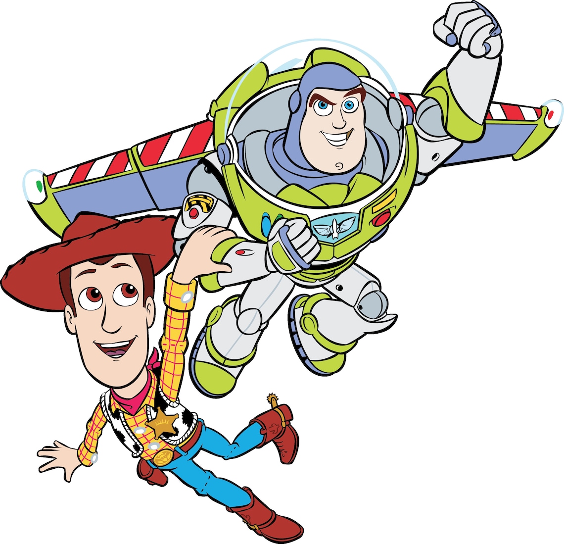 Buzz And Woody SVG